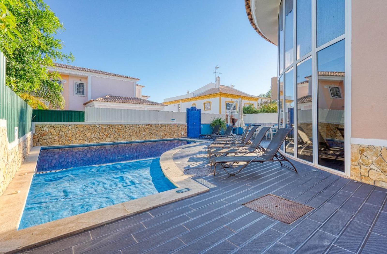 Full Private 300Sqm Villa Jacuzzi Heated Pool Ideal & Quiet Location Albufeira Buitenkant foto